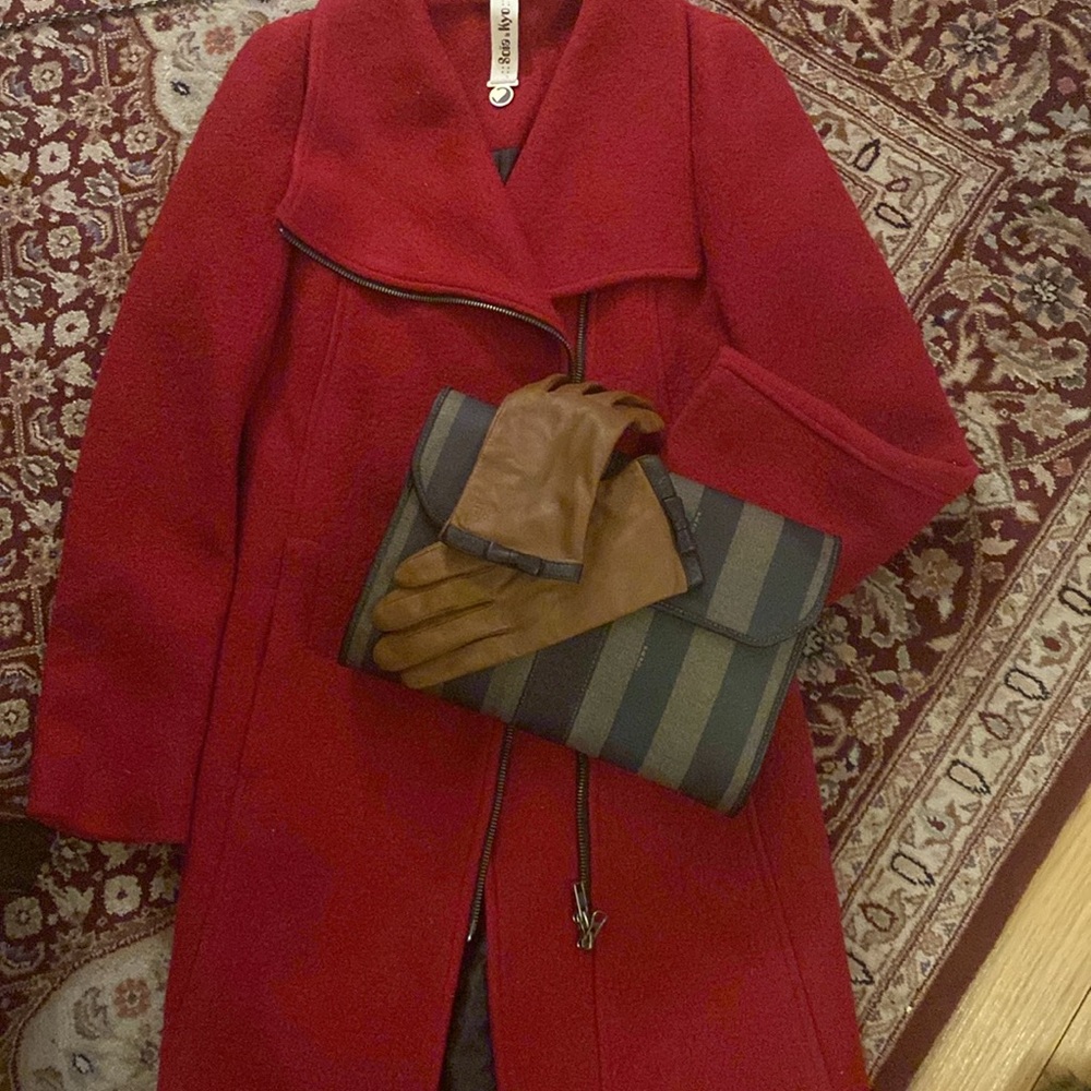 Fendi Brown and Black Striped Clutch Bag - Picture 16 of 16